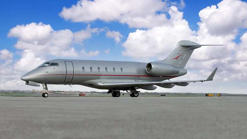 The exterior of the challenger 300