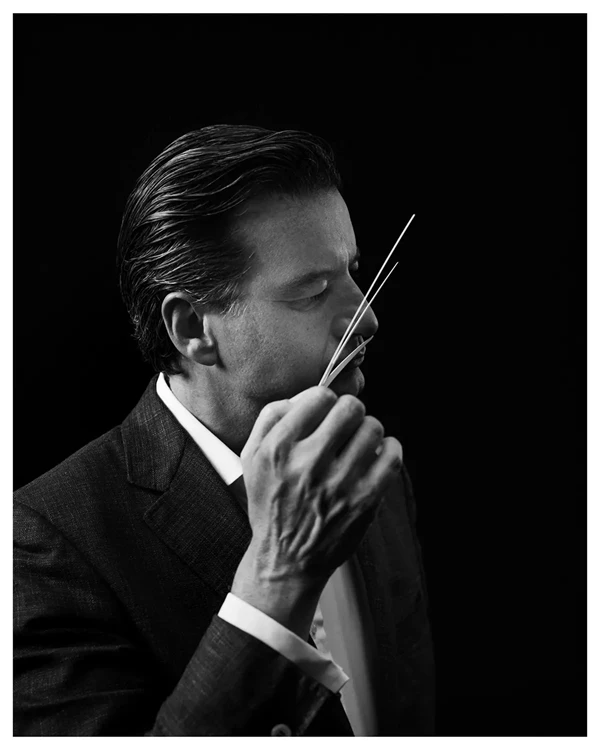 thierry wasser smelling some perfume