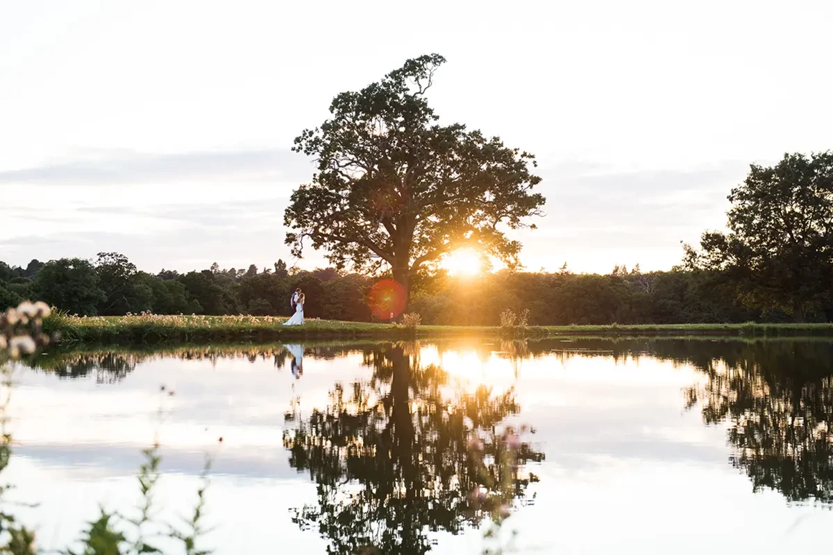 A wedding at Coworth Park
