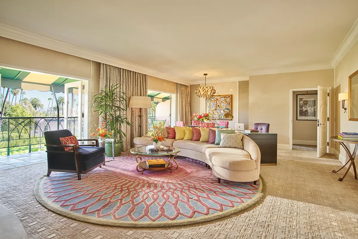 The Crscent suite at Beverly hills hotel 
